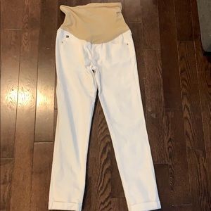 White AG maternity jeans
